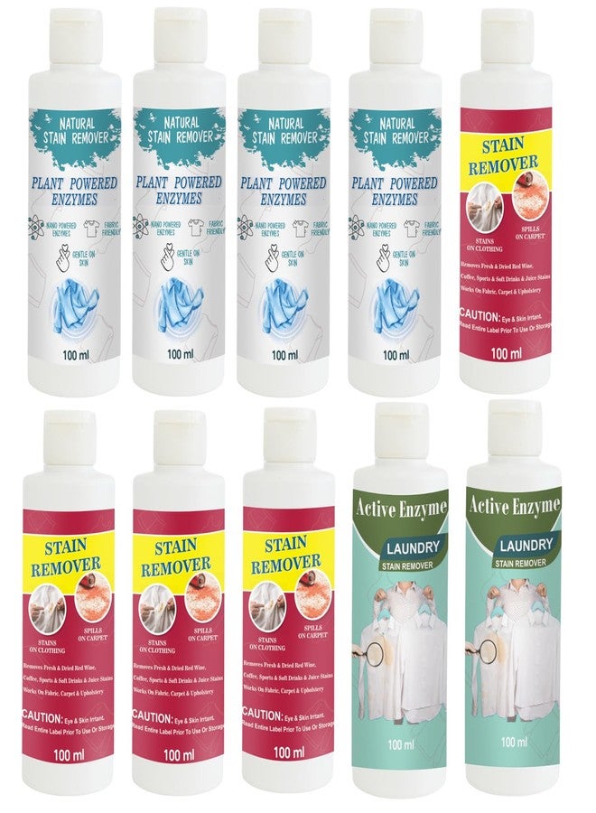 TOOVUS Stain Remover Combo Pack of Shirt (Pack of 4), Red (Pack of 4), Pista and Pista Stain Remover | Multi-Surface Cleaning Solution for Clothes, Fabrics, Upholstery (100 g Each) - Image 1